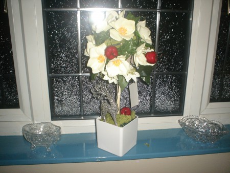 Quality Handmade Christmas Illuminated Topiary Tree - £25